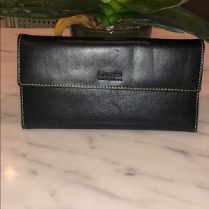 Lauren by Ralph Lauren Black Leather Wallet